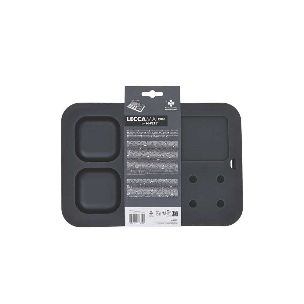 60569108 M-PETS LECCA PRO 6İN1 YAVAŞ BESLENME VE YALAMA MATI BLACK (S)