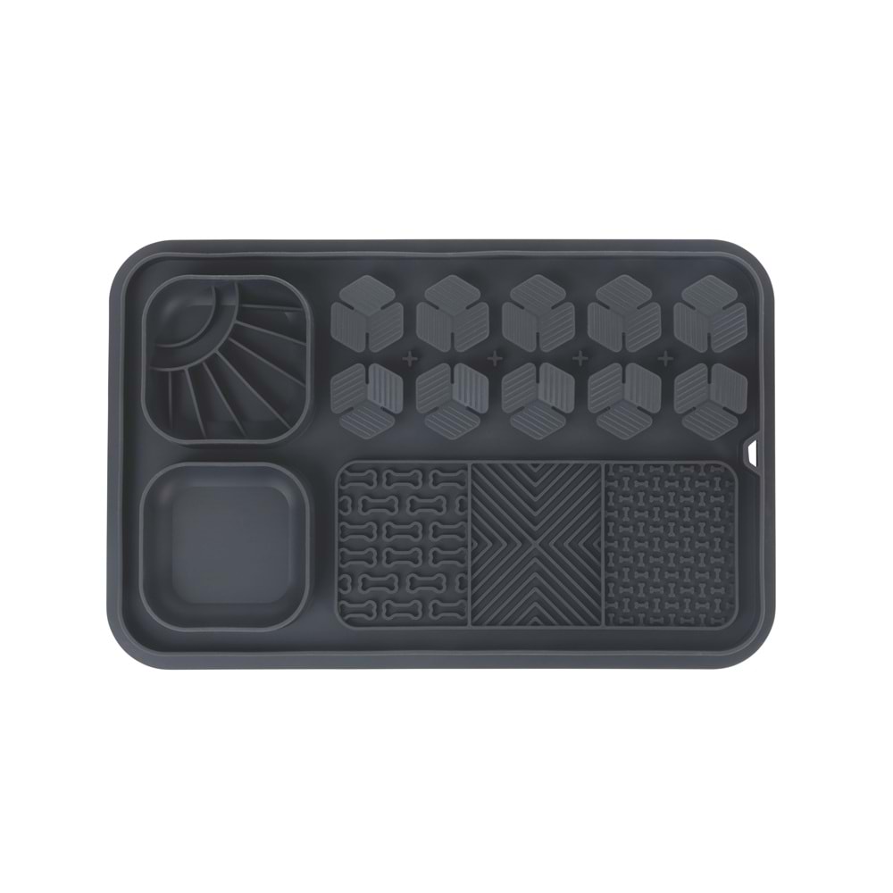 60569408 M-PETS LECCA PRO 6İN1 YAVAŞ BESLENME VE YALAMA MATI BLACK (L)