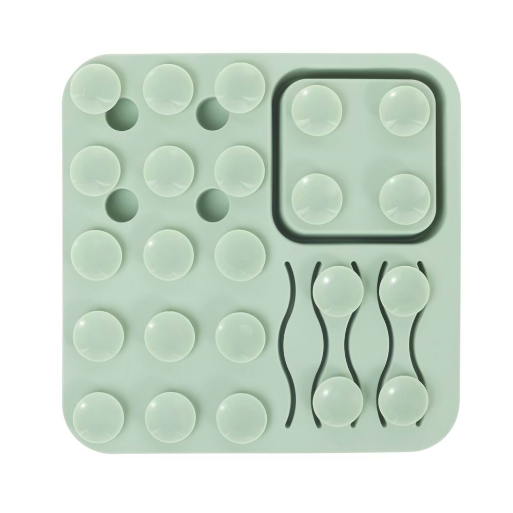 60569803 M-PETS LECCA PRO 4İN1 YAVAŞ BESLENME ve YALAMA MATI YEŞİL