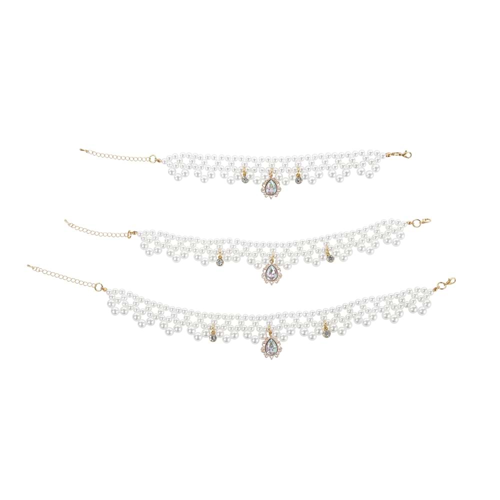 60802299 M-PETS GLAM PRESTİGE AKSESUAR WHİTE JEWEL (L)