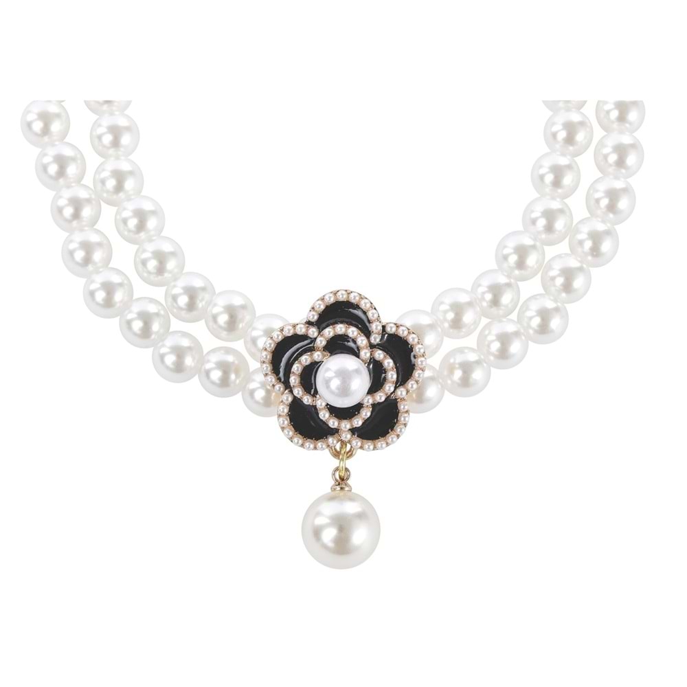 60802899 M-PETS GLAM PRESTİGE AKSESUAR BLACK CAMELLİA (S)