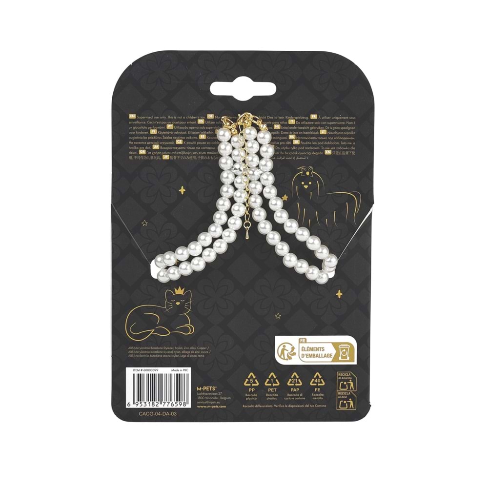 60803099 M-PETS GLAM PRESTİGE AKSESUAR BLACK CAMELLİA (L)