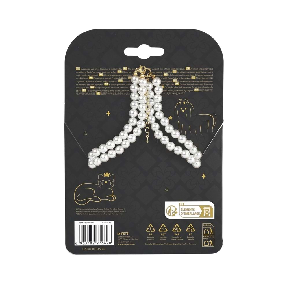 60803199 M-PETS GLAM PRESTİGE AKSESUAR WHİTE CAMELLİA (S)