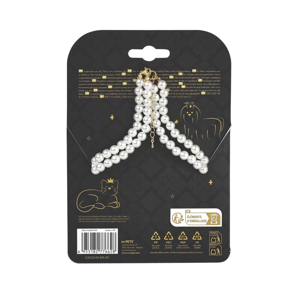 60803399 M-PETS GLAM PRESTİGE AKSESUAR WHİTE CAMELLİA (L)