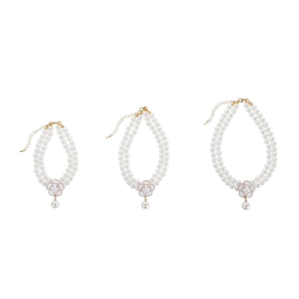 60803399 M-PETS GLAM PRESTİGE AKSESUAR WHİTE CAMELLİA (L)