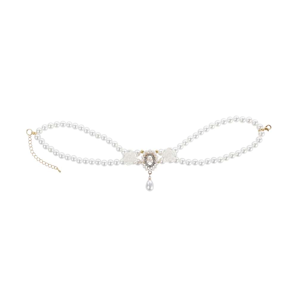 60803699 M-PETS GLAM PRESTİGE AKSESUAR WHİTE ROSES (L)