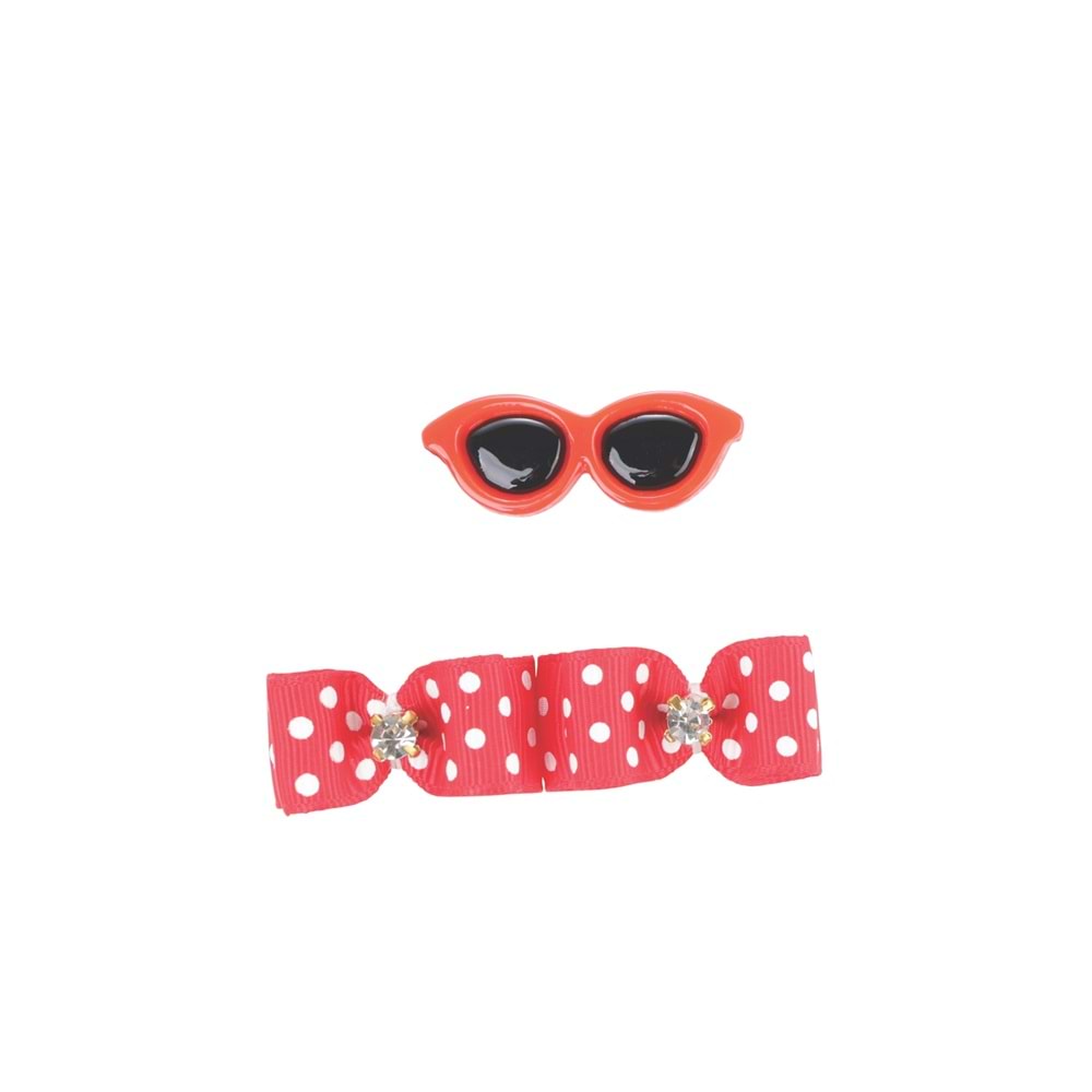 60900299 M-PETS GLAM KÖPEKLER İÇİN AKSESUAR TOKA RED