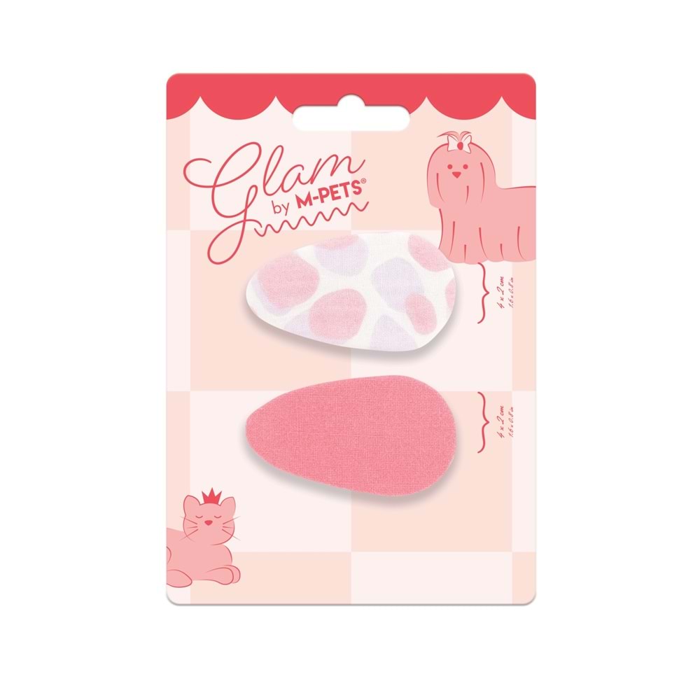 60902399 M-PETS GLAM KÖPEKLER İÇİN AKSESUAR TOKA RED