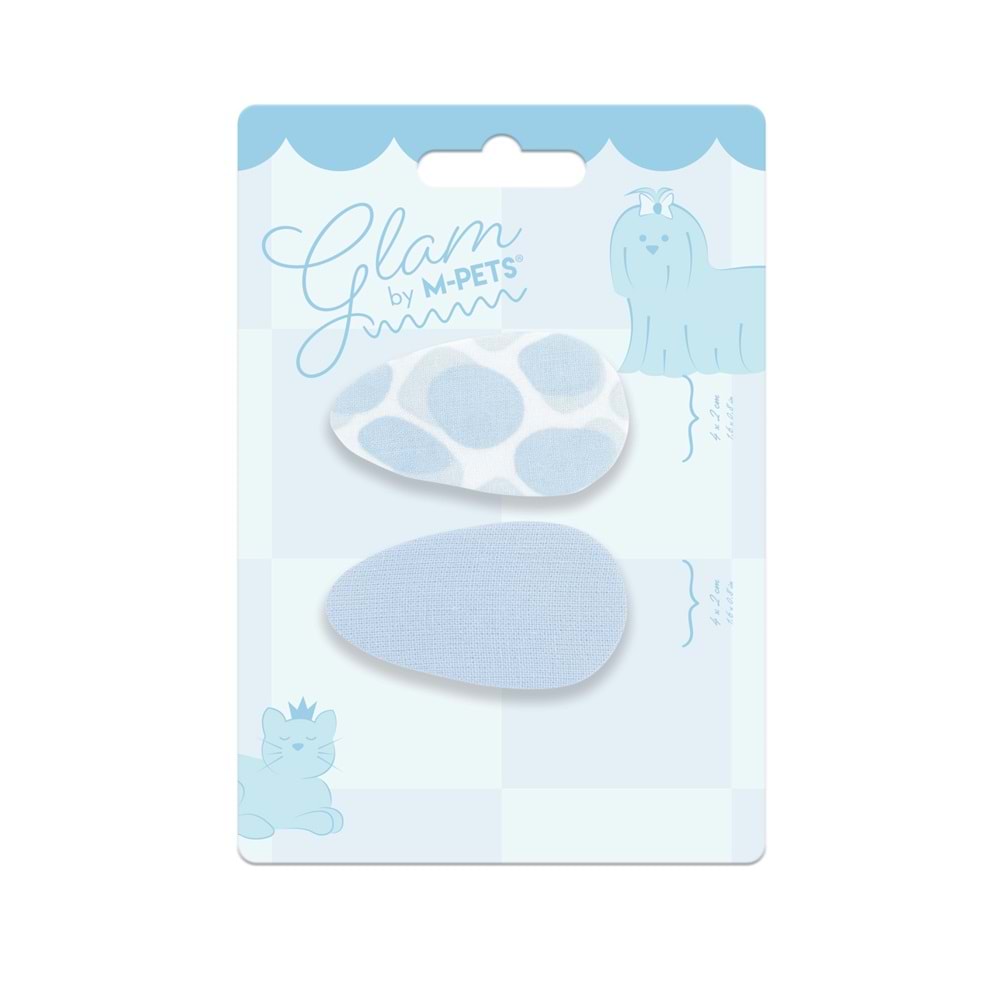 60902499 M-PETS GLAM KÖPEKLER İÇİN AKSESUAR TOKA BLUE