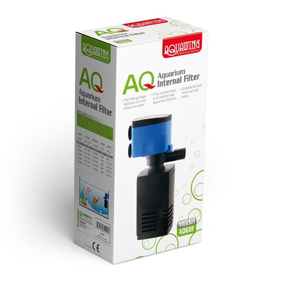AQ60F-AQUAWING İÇ FİLTRE 15W 880L/H