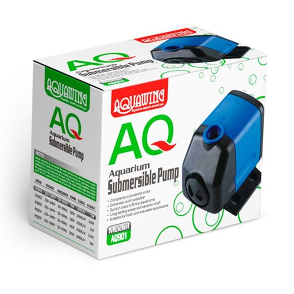 AQ901-AQUAWING SUMP MOTORU 5W 600L/H