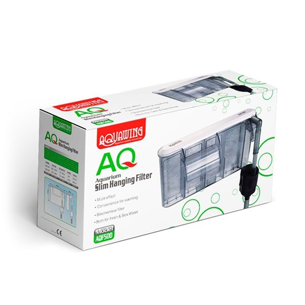 AQF500-AQUAWING SLİM ŞELALE FİLTRE 5W 500L/H