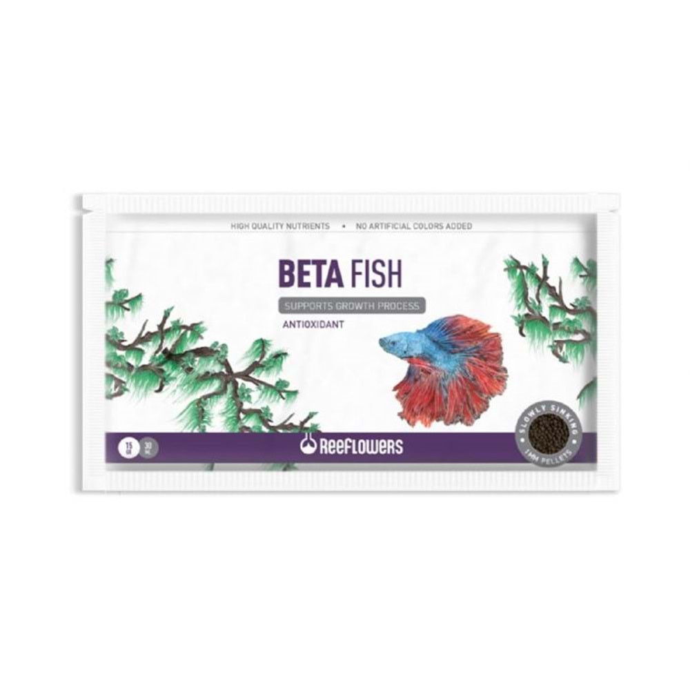BF15-REEFLOWERS BETTA FİSH ZARF YEM 15GR 24LÜ