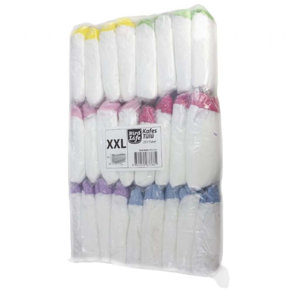 BRD2005 BİRDLİFE KAFES TÜLÜ (XXL) 25Lİ 30X35X75CM