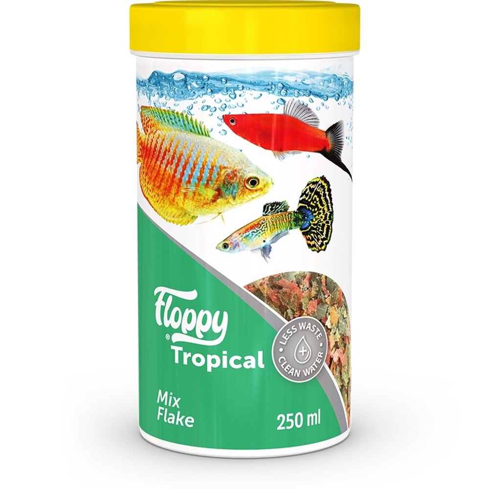 FLP008-FLOPPY TROPICAL MIX FLAKE 250ML