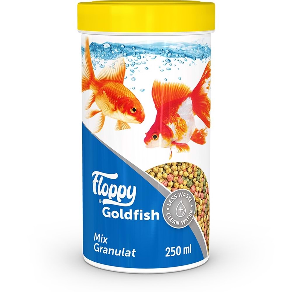 FLP032-FLOPPY GOLDFISH MIX GRANULAT 250ML