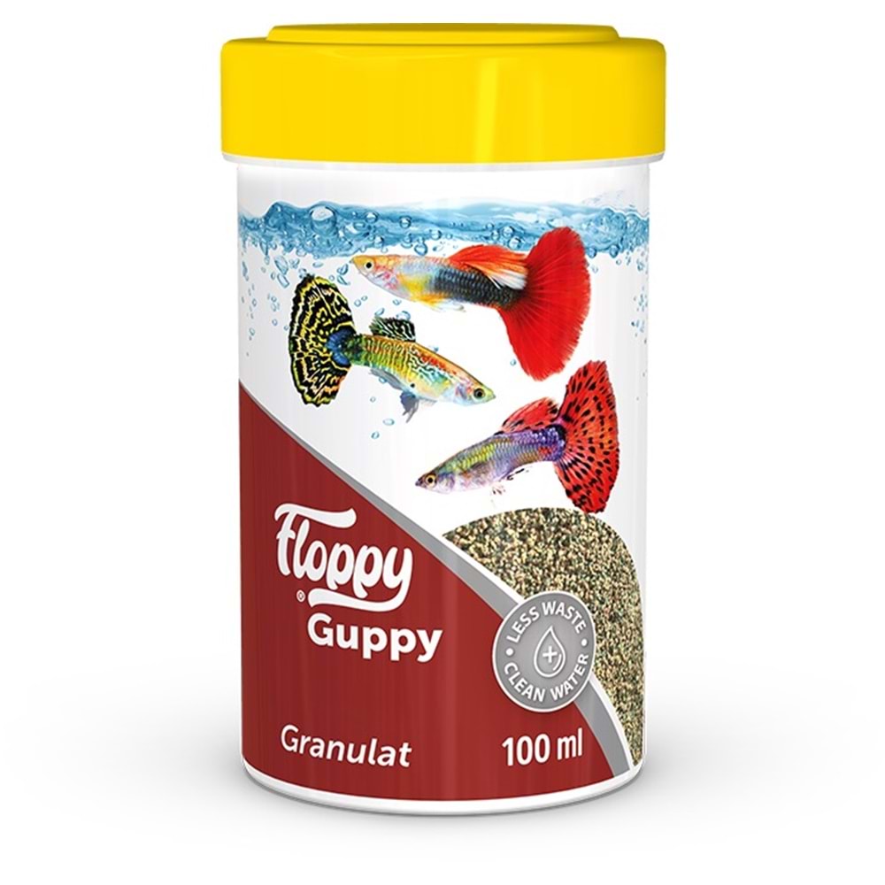 FLP040-FLOPPY GUPPY GRANULAT 100ML