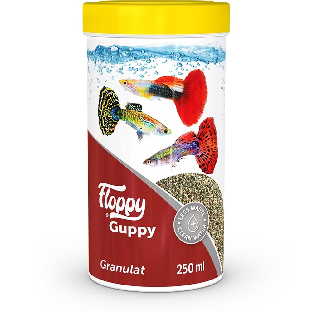 FLP041-FLOPPY GUPPY GRANULAT 250ML
