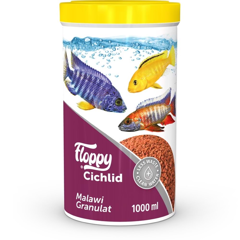FLP047-FLOPPY CICHLID MALAWI GRANULAT 1000ML