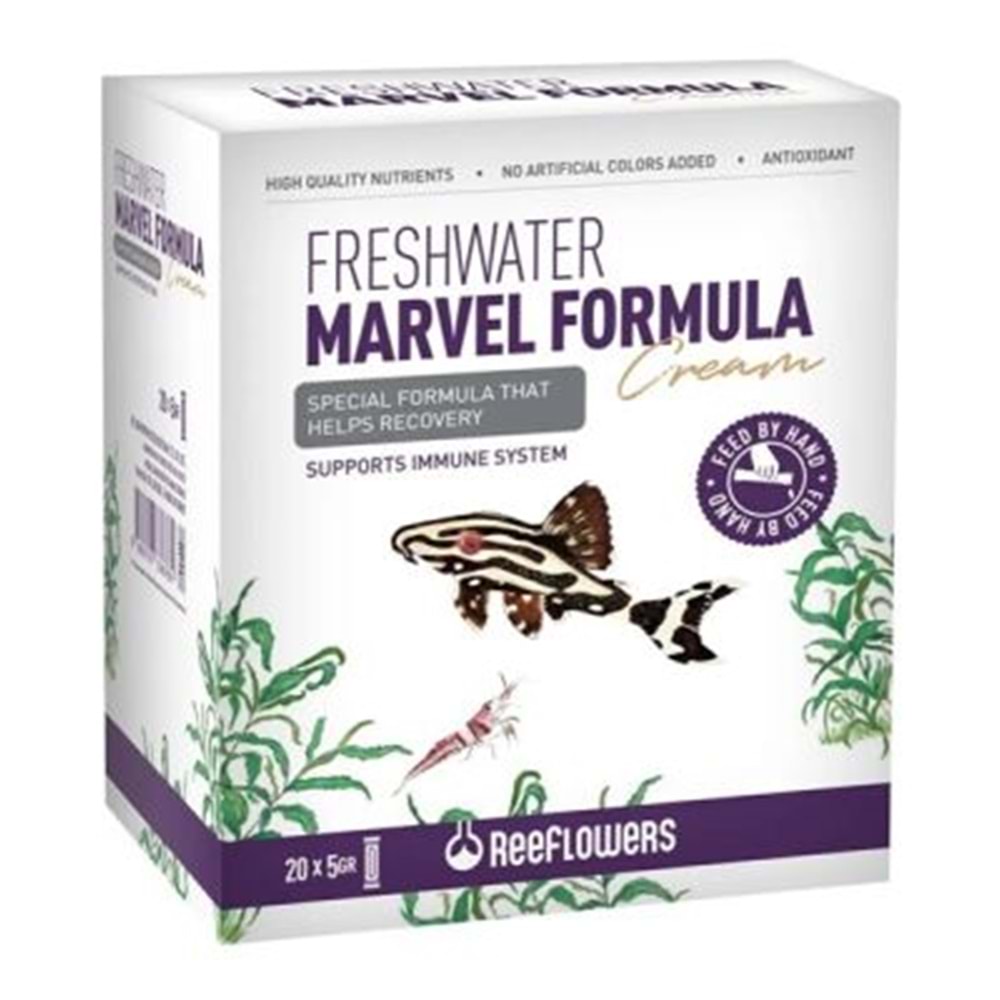 FMF20-REEFLOWERS FRESHWATER MARVEL FORMULA CREAM 20X5GR