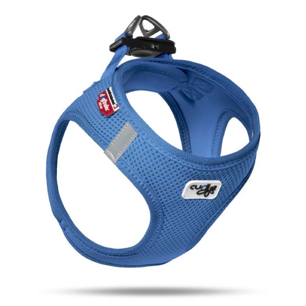 SU2266-CURLI VEST HARNESS AIR-MESH BLUE 3XS