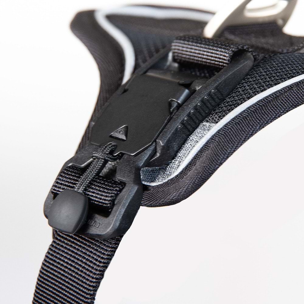 SU2608-CURLI MAGNETIC BELKA COMFORT HARNESS BLACK XL