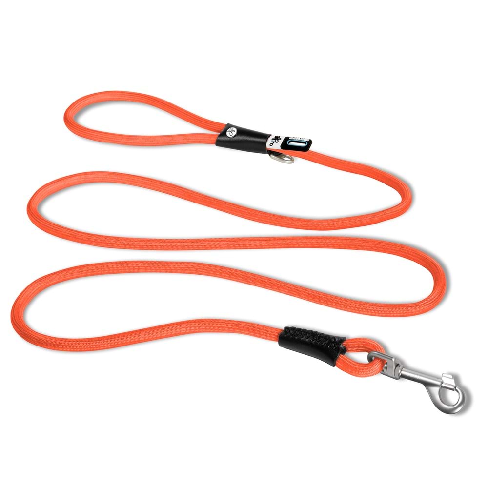 SU2879-CURLI STRETCH COMFORT LEASH SUN ORANGE M