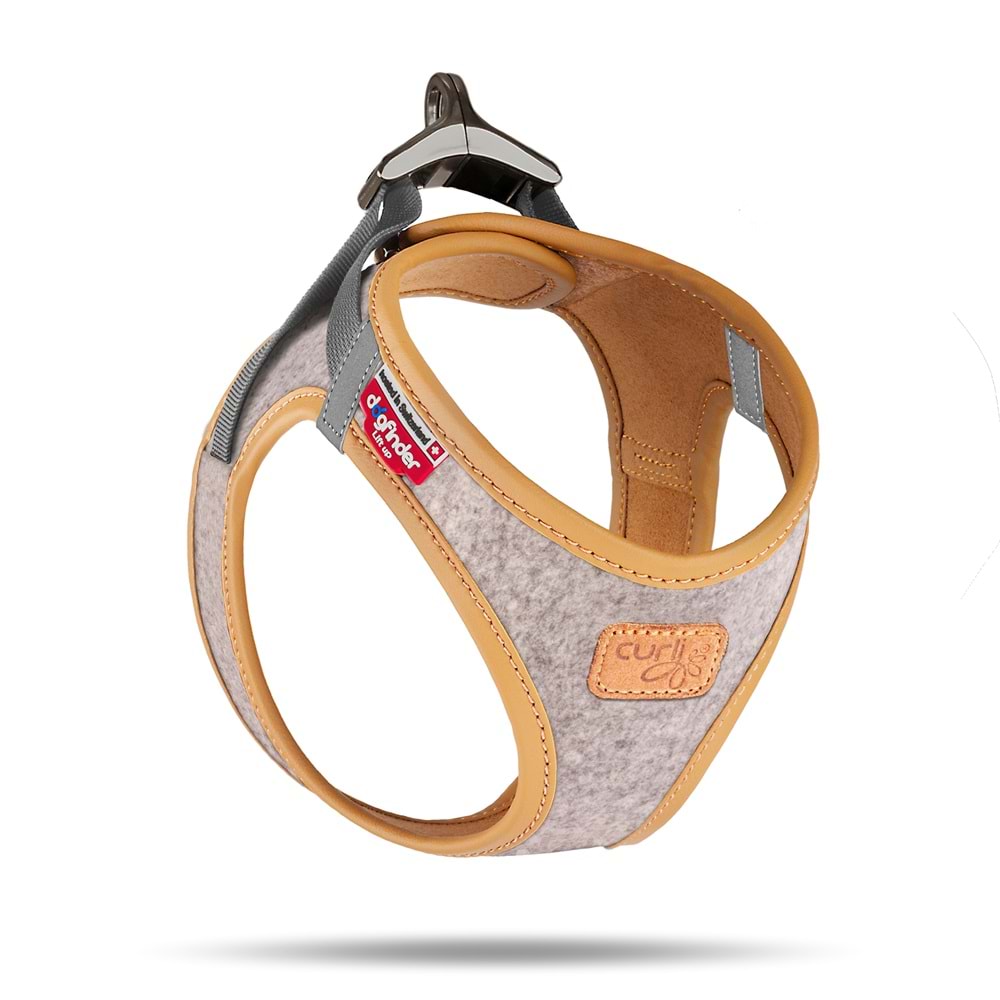 PN3433-CURLI ALPINE CURLI CLASP VEST HARNESS LIGHT GRAY M