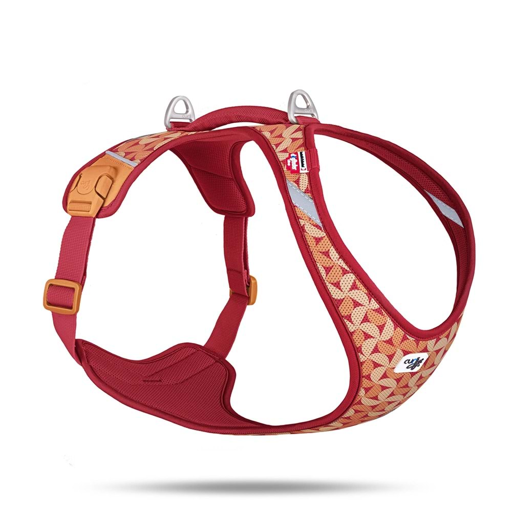 PN3690-CURLI BELKA HARNESS AIR-MESH LE26 SEMI CIRCLE RED XL