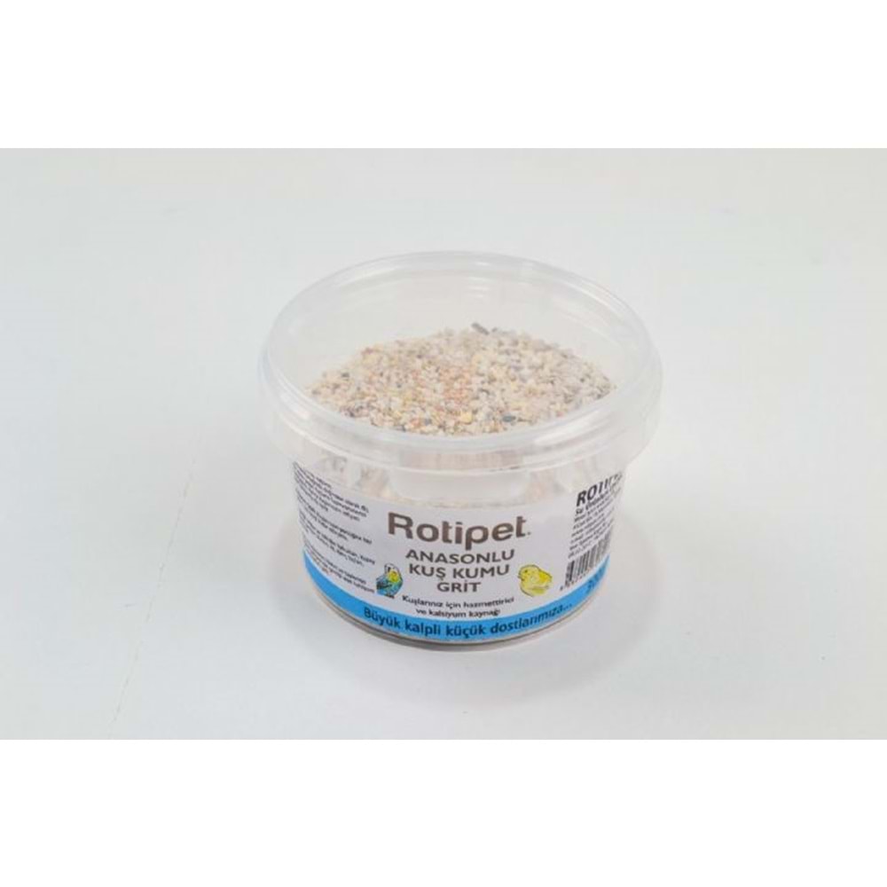 ROTİPET ANASONLU KUŞ KUMU GRİT 300GR