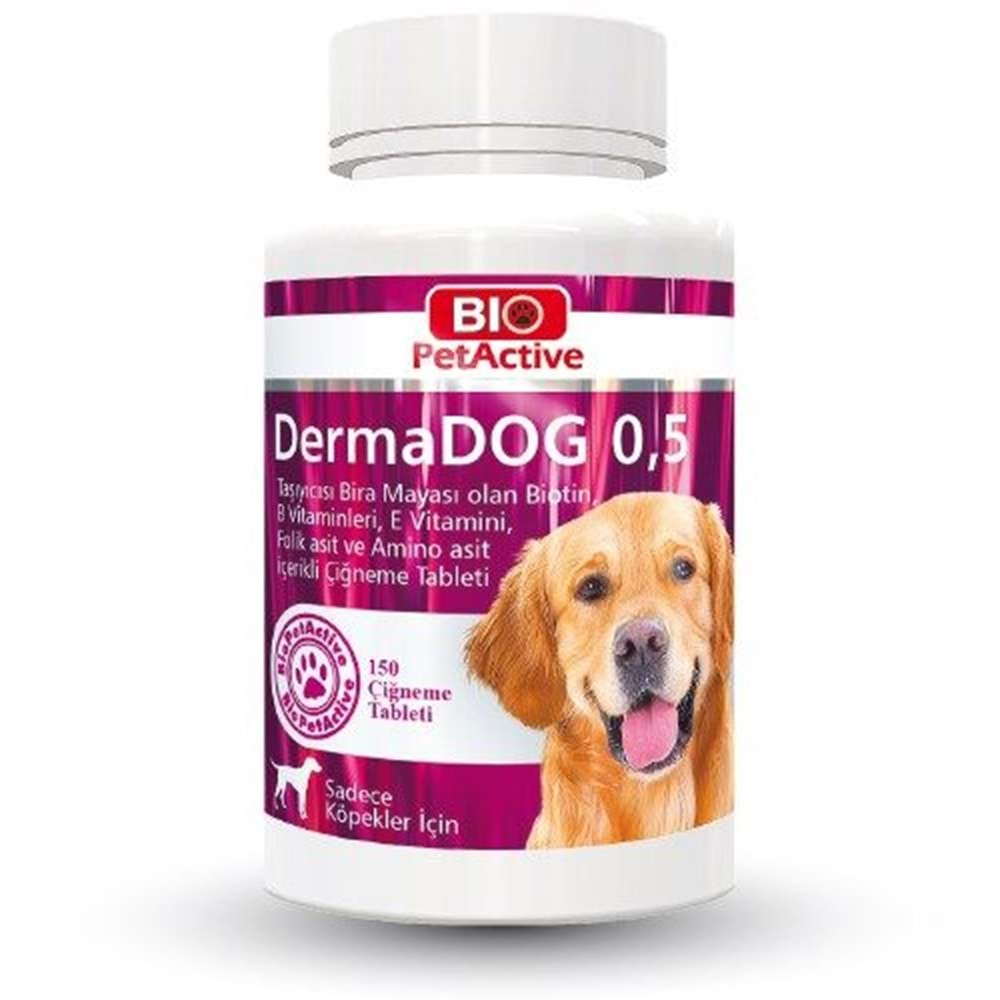 BIO PETACTİVE DERMADOG 75GR 150TABS