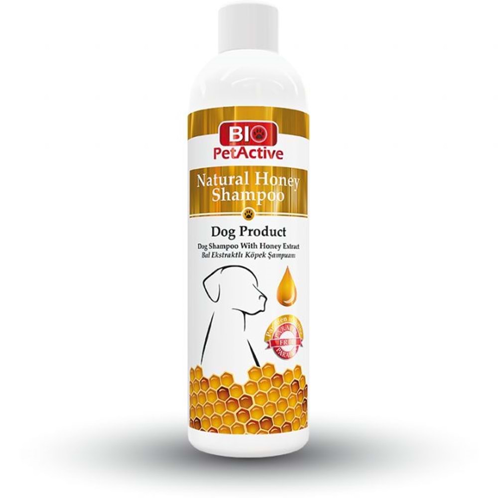 BIO PETACTİVE BAL ÖZLÜ KÖPEK ŞAMPUANI 250ML