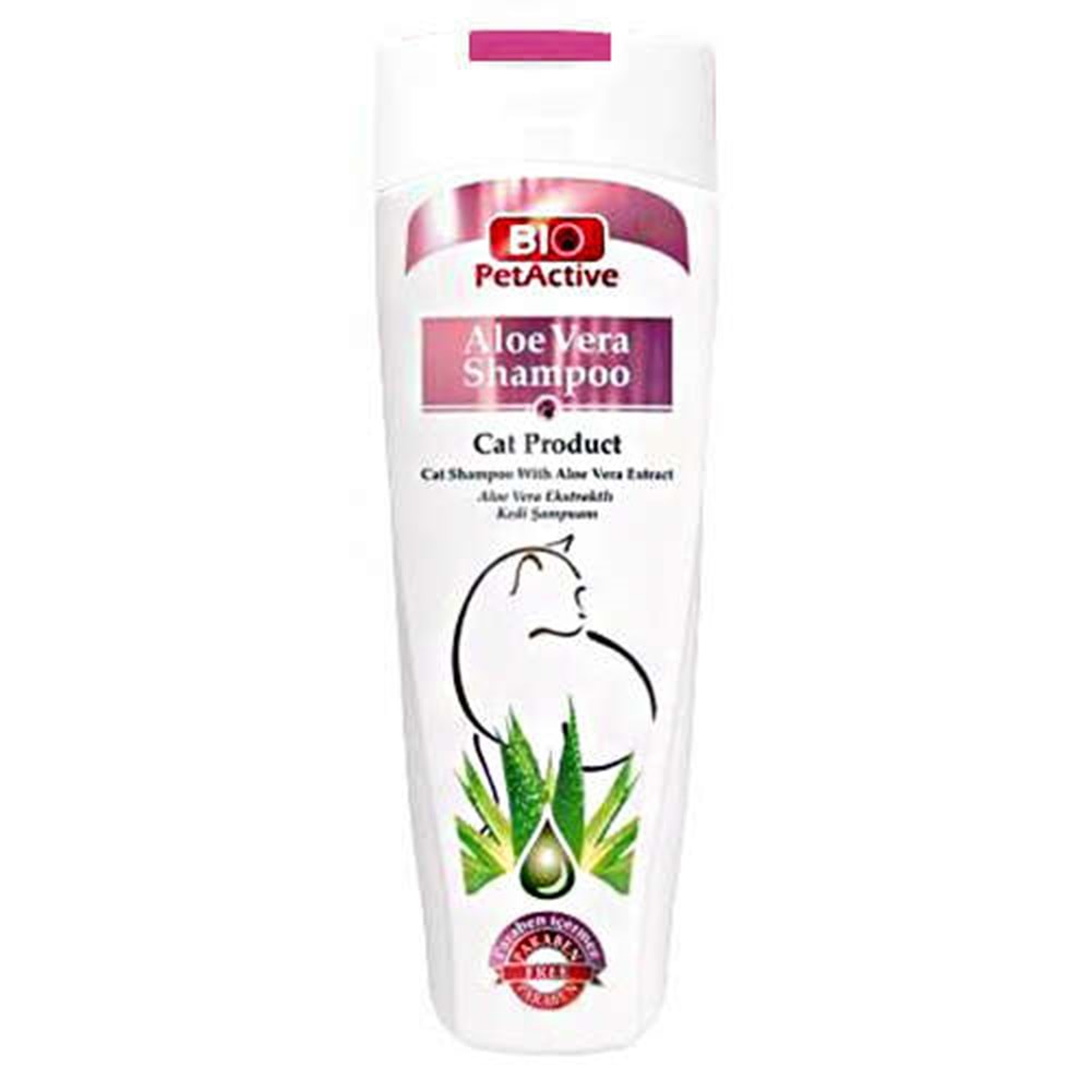 BIO PETACTİVE ALOE VERA ÖZLÜ KEDİ ŞAMPUANI 400ML