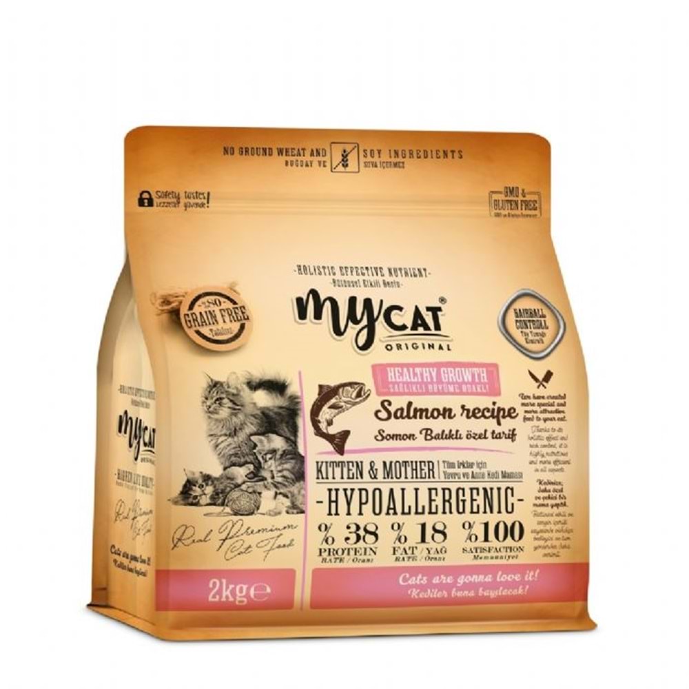 MYCAT SOMONLU YAVRU KEDİ MAMASI 2KG