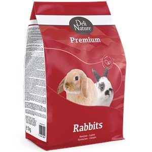 29221 DELİ NATURE PREMİUM RABBİTS TAVŞAN YEMİ 800GR 10LU
