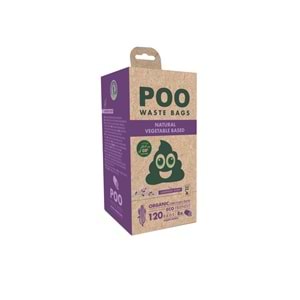 10122599 M-PETS POO DIŞKI POŞETİ 15 YAPRAK LAVANTA KOKULU 8Lİ PAKET