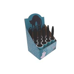 10128499 M-PETS PURRFECT TÜY TOPLAMA RULOSU 12X100 YAPRAK GREEN DISPLAY