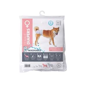 10169199 M-PETS DİŞİ KÖPEKLER İÇİN YIKANABİLİR KÜLOT (L)