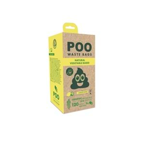 10170299 M-PETS POO DIŞKI POŞETİ 15 YAPRAK LİMON KOKULU 8Lİ PAKET