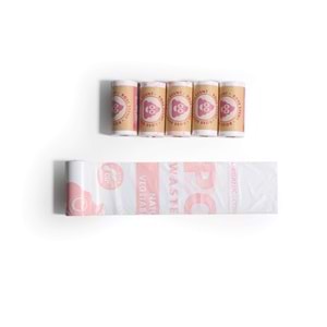 10170699 M-PETS POO DIŞKI POŞETİ 15 YAPRAK GÜL KOKULU 30LU PAKET