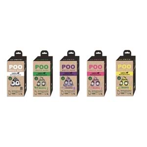 10171699 M-PETS POO 100% RECYCLED DIŞKI POŞETİ GÜL KOKULU 8X15 YAPRAK