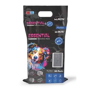 10174699 M-PETS ESSENTIAL CARBONLU YAPIŞKANLI ÇİŞ PEDİ 60X90CM 30LU