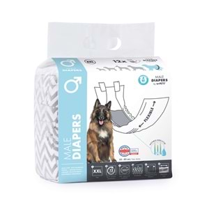 10175099 M-PETS DIAPERS ERKEK KÖPEKLER İÇİN KÜLOT (XXL) 12Lİ
