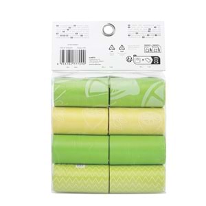 10182399 M-PETS DIŞKI POŞETİ 15 YAPRAK LİMON KOKULU 16LI PAKET