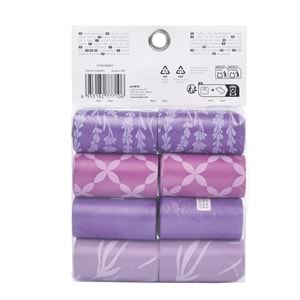10182499 M-PETS DIŞKI POŞETİ 15 YAPRAK LAVANTA KOKULU 16LI PAKET