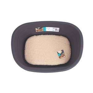 10202513 M-PETS JAVA PLASTİK KÖPEK YATAĞI+MİNDER (M)