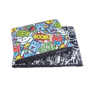 10365199 M-PETS URBANSTYLE CONTEMPO CUSHION YATAK MULTİCOLOR (M) 80X55X9CM