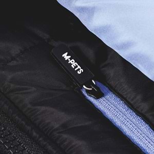 10366608 M-PETS GENTLE DOG WINTER JACKET BLACK/BLUE (S)