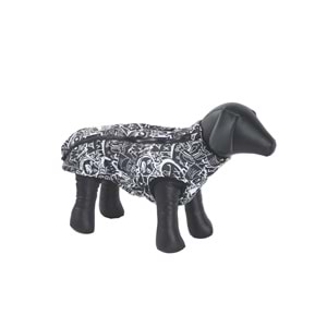 10367999 M-PETS URBANSYTLE WINTER JACKET BLACK/WHİTE (XS)