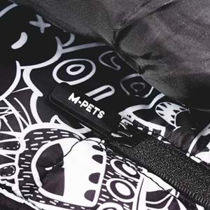 10368399 M-PETS URBANSYTLE WINTER JACKET BLACK/WHİTE (XL)